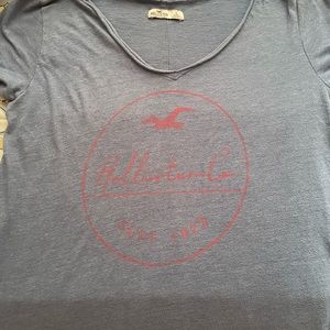 Blue hollister shirt